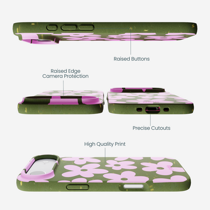 Forest Floor Pink Blooms iPhone Air Case