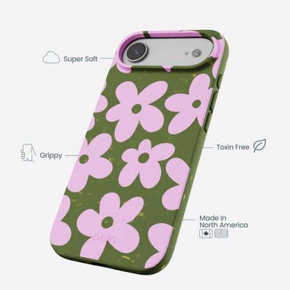 Forest Floor Pink Blooms iPhone Air Case