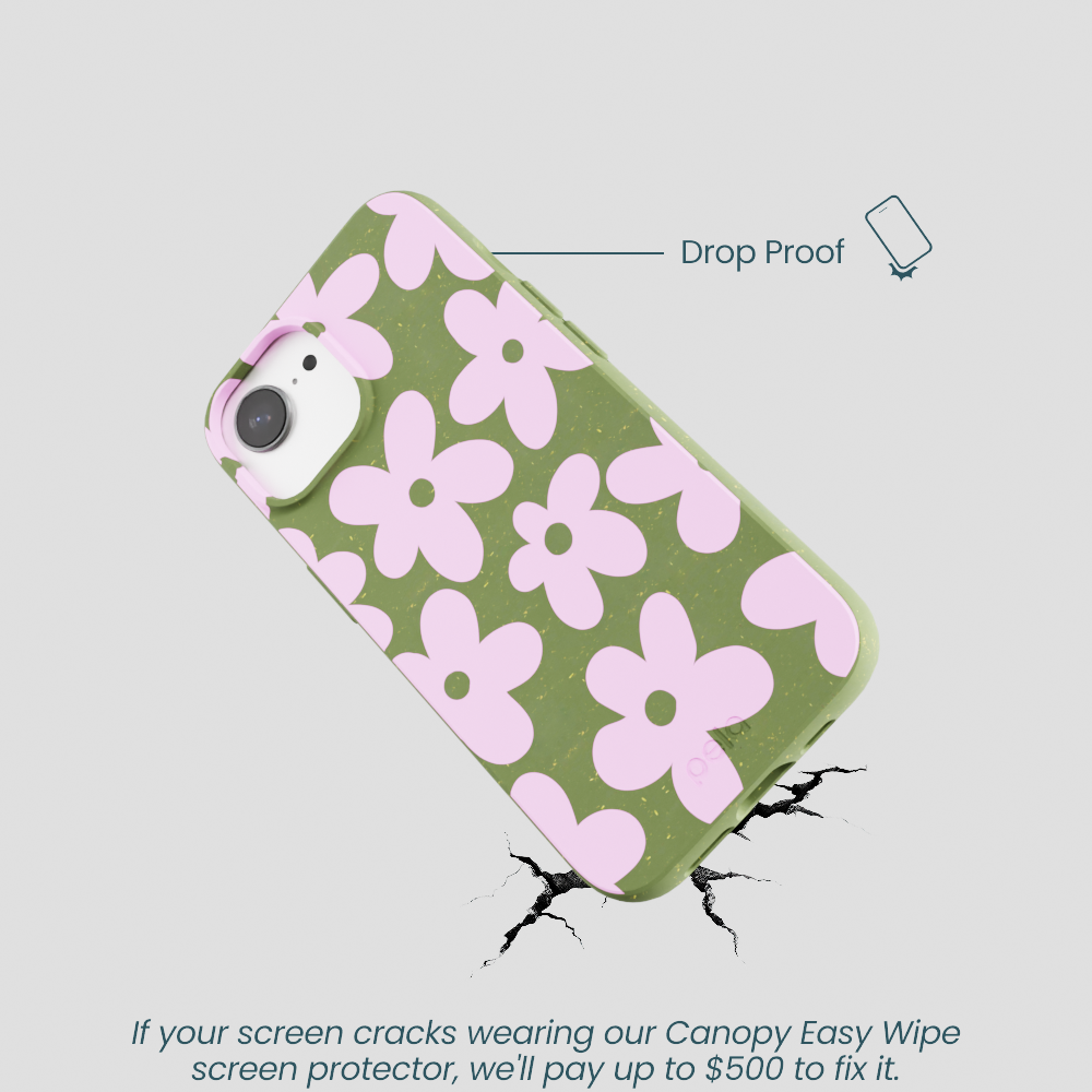 Forest Floor Pink Blooms iPhone 16e/17e Case