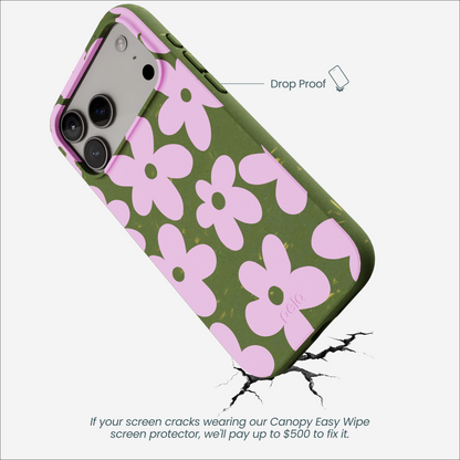 Forest Floor Pink Blooms iPhone 17 Pro Max Case