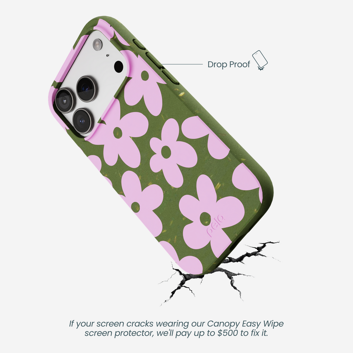 Forest Floor Pink Blooms iPhone 17 Pro Case
