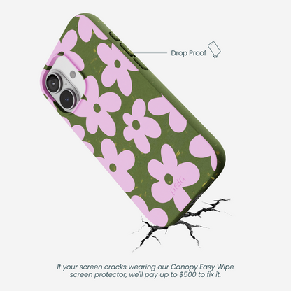 Forest Floor Pink Blooms iPhone 17 Case
