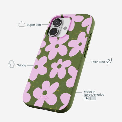 Forest Floor Pink Blooms iPhone 17 Case