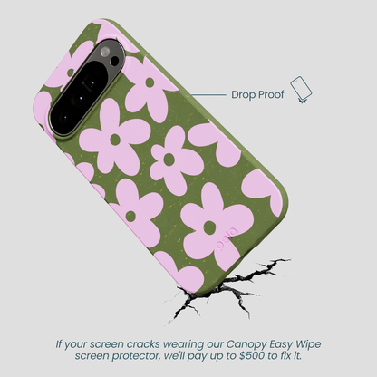 Forest Floor Pink Blooms Google Pixel 10 Pro XL Case