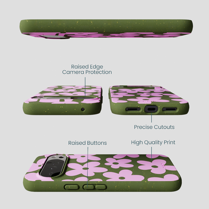 Forest Floor Pink Blooms Google Pixel 10 Pro XL Case