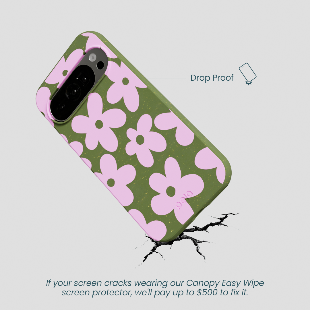 Forest Floor Pink Blooms Google Pixel 10/10 Pro Case