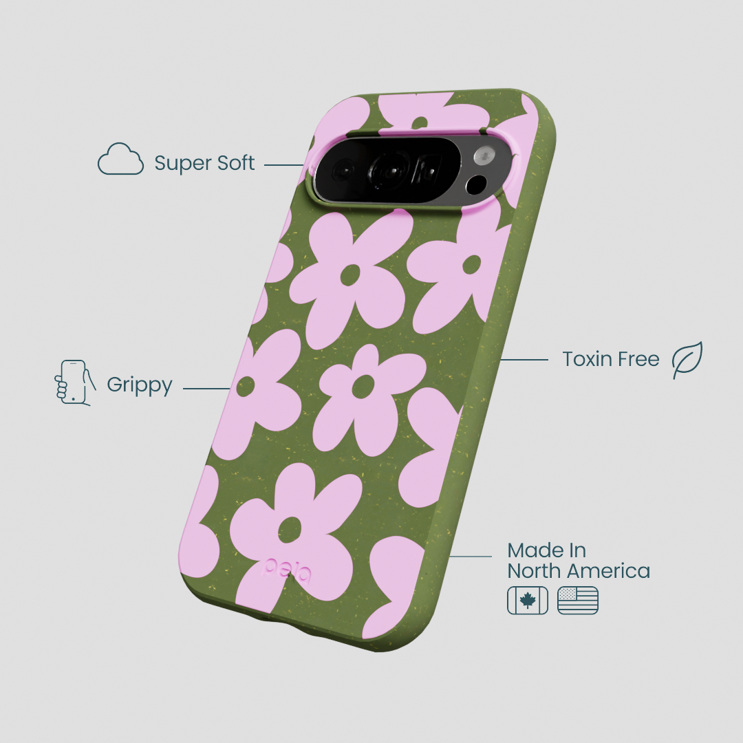 Forest Floor Pink Blooms Google Pixel 10/10 Pro Case