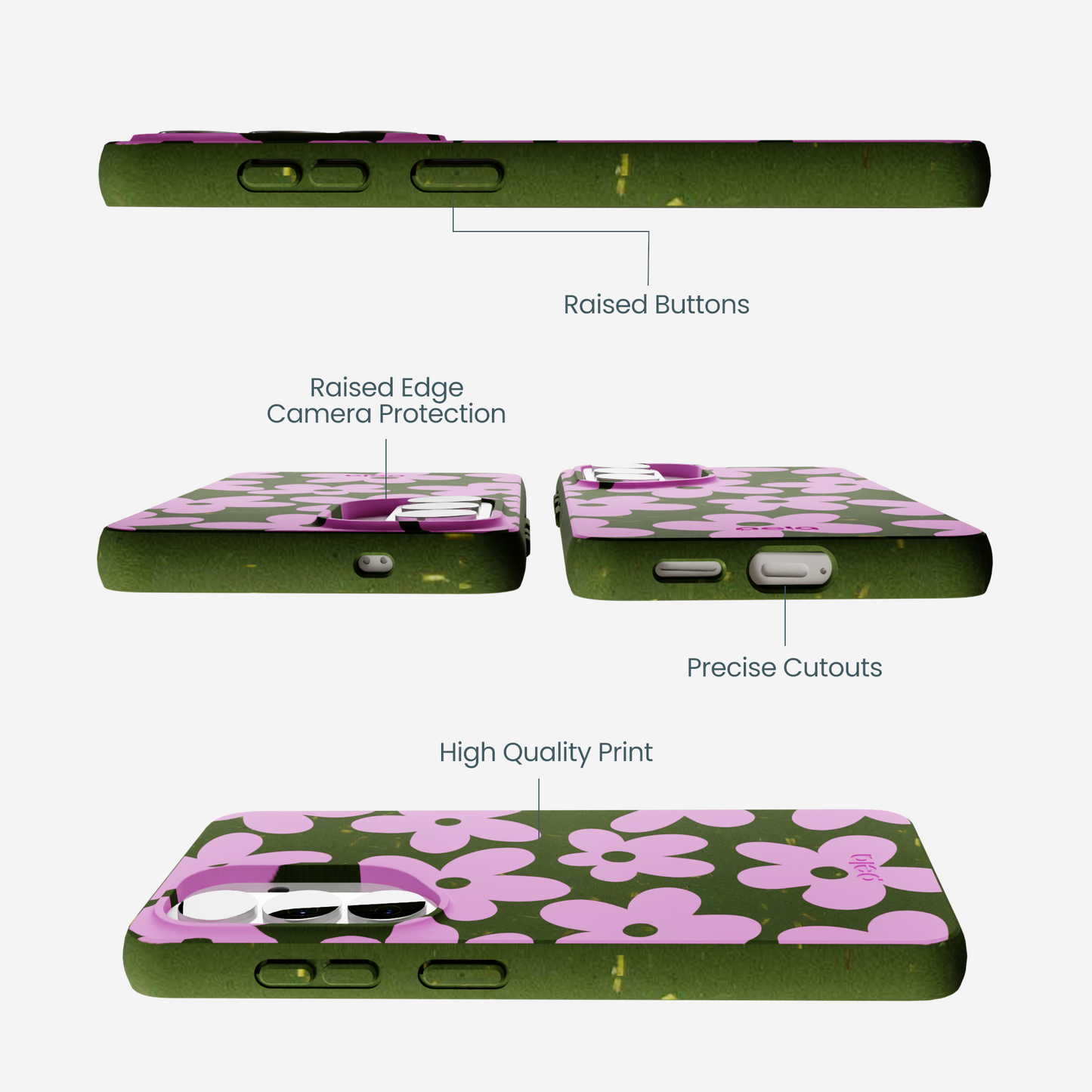 Forest Floor Pink Blooms Samsung Galaxy S26 Case