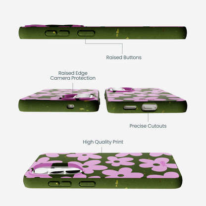 Forest Floor Pink Blooms Samsung Galaxy S26 Case