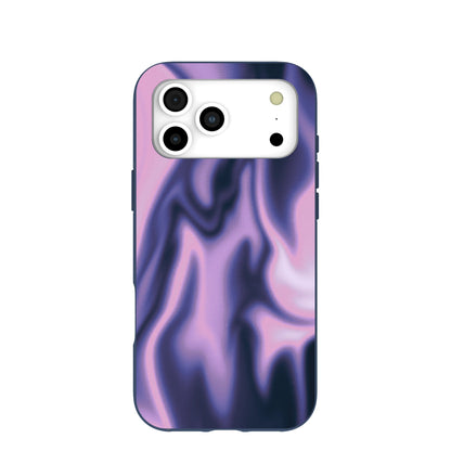 Navy Blue Pink Heat iPhone 17 Pro Max Case