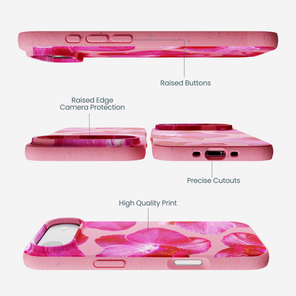 Bubblegum Pink Pink Orchids iPhone Air Case