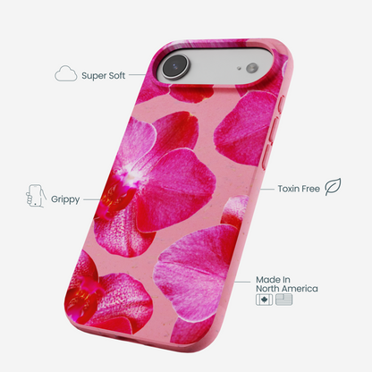 Bubblegum Pink Pink Orchids iPhone Air Case
