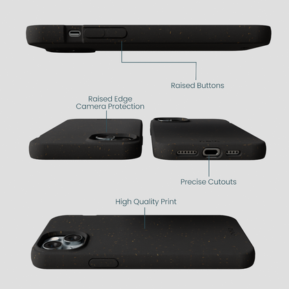 Black iPhone 15 Plus Case