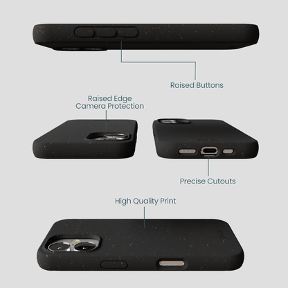Black iPhone 16 Case