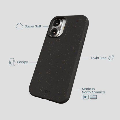 Black iPhone 16 Case