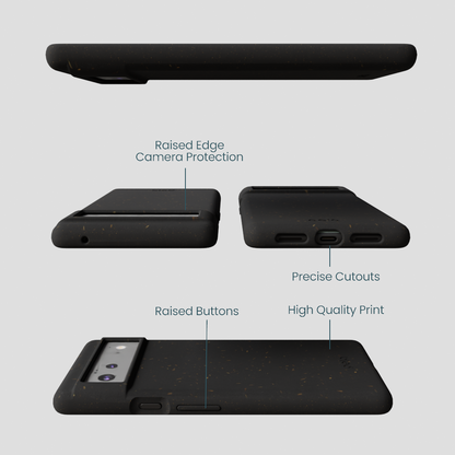 Black Google Pixel 6a Phone Case