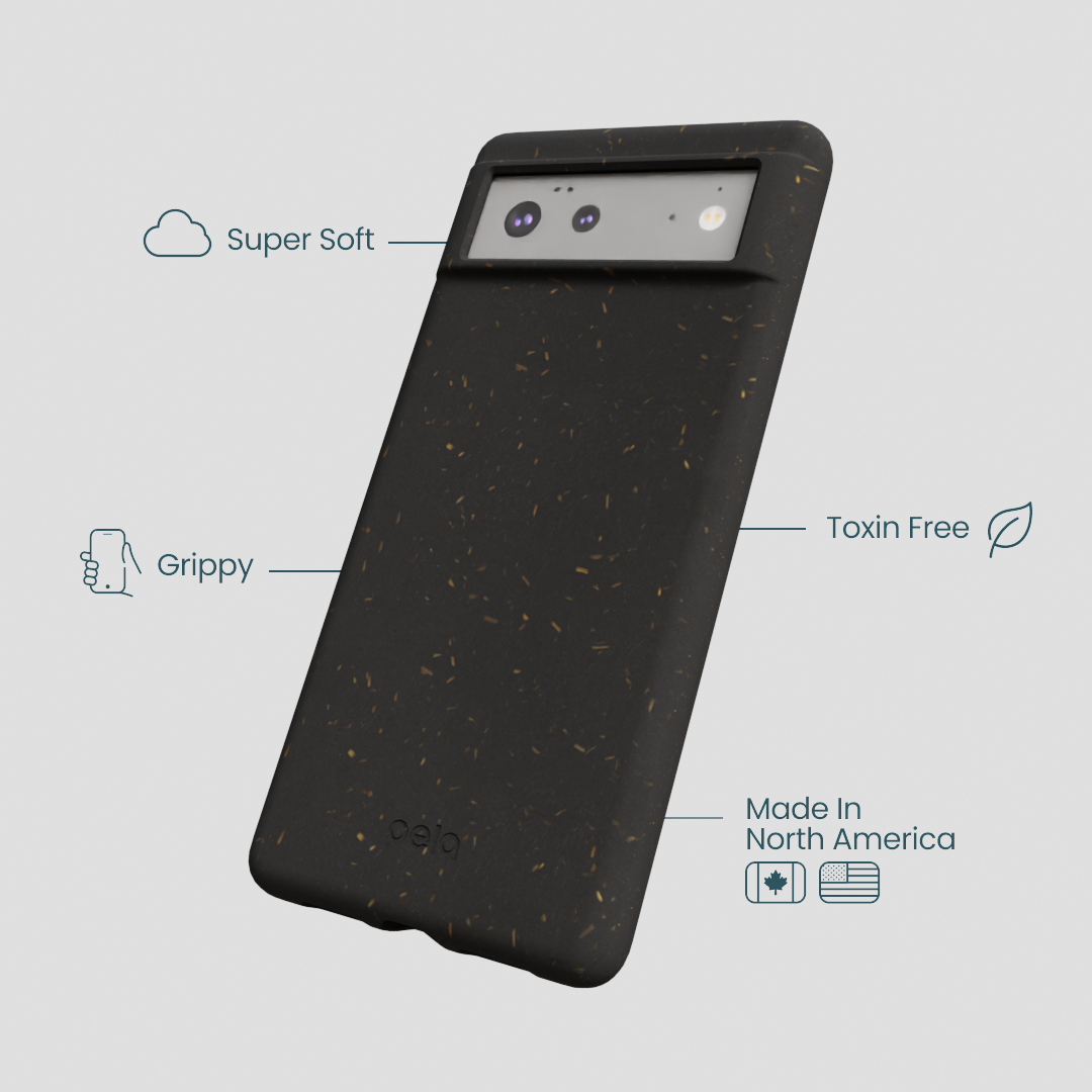 Black Google Pixel 6a Phone Case