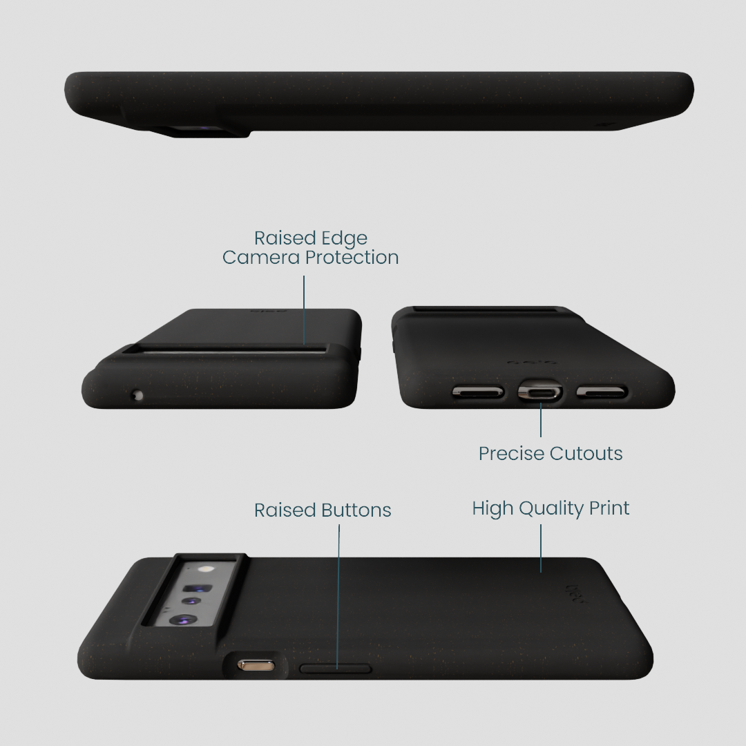 Black Google Pixel 6 Pro Phone Case