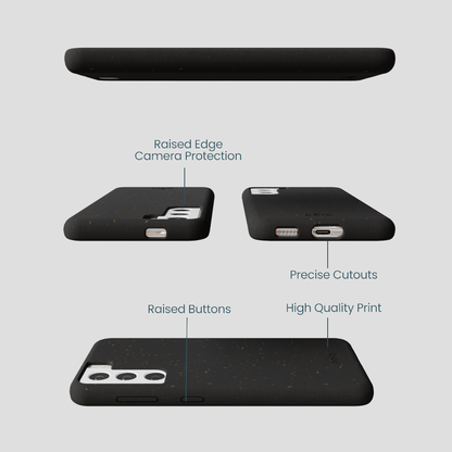 Black Samsung Galaxy S21 Phone Case
