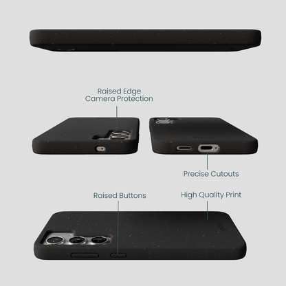 Black Samsung Galaxy S25+(Plus) Phone Case