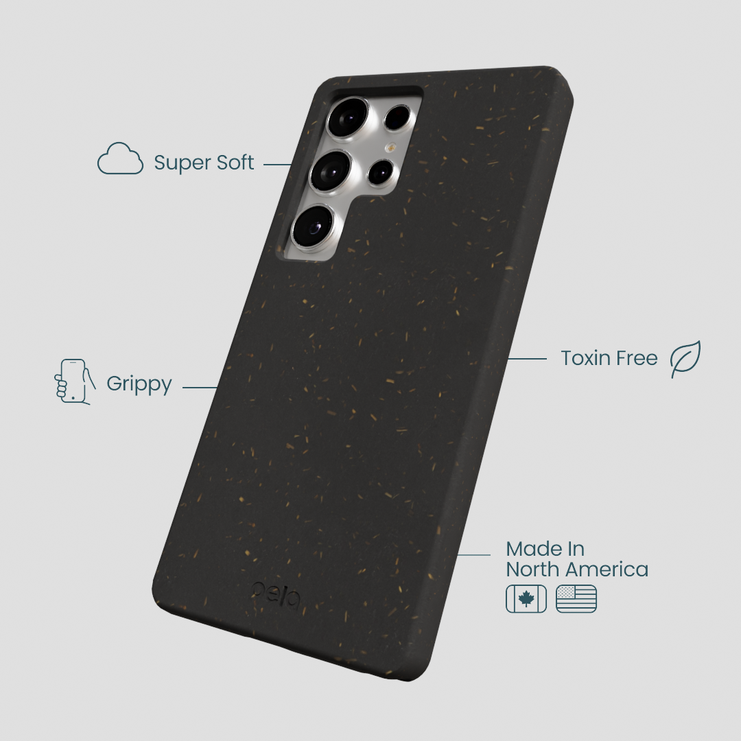 Black Samsung Galaxy S25 Ultra Phone Case