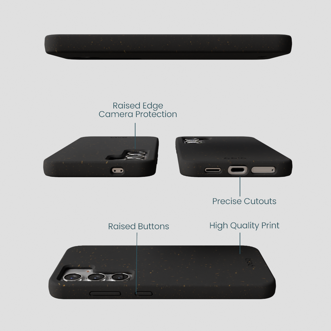 Black Samsung Galaxy S25 Phone Case