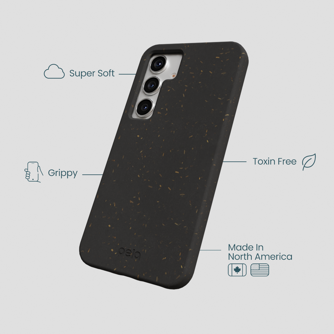 Black Samsung Galaxy S25 Phone Case