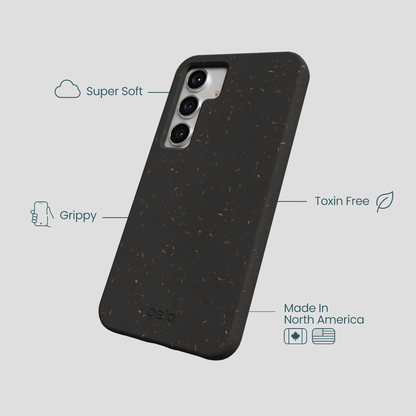 Black Samsung Galaxy S25 Phone Case