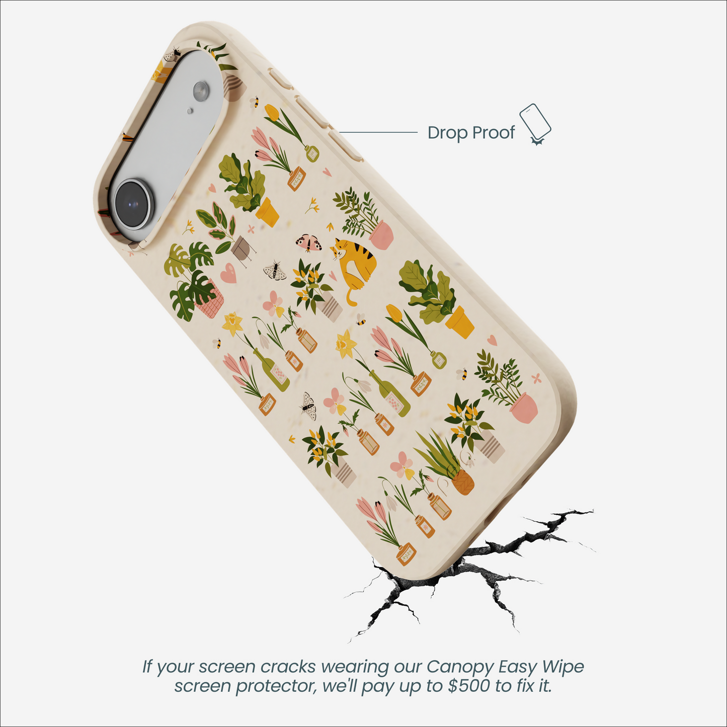 Seashell Plants and Blooms iPhone Air Case