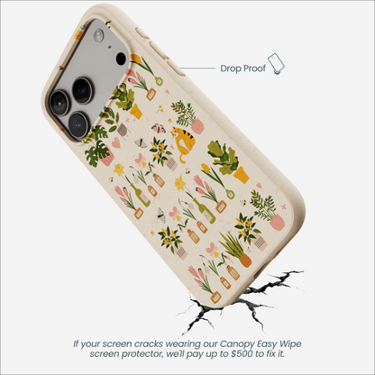 Seashell Plants and Blooms iPhone 17 Pro Max Case