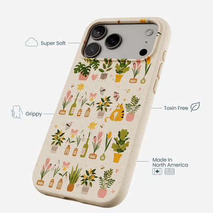 Seashell Plants and Blooms iPhone 17 Pro Max Case