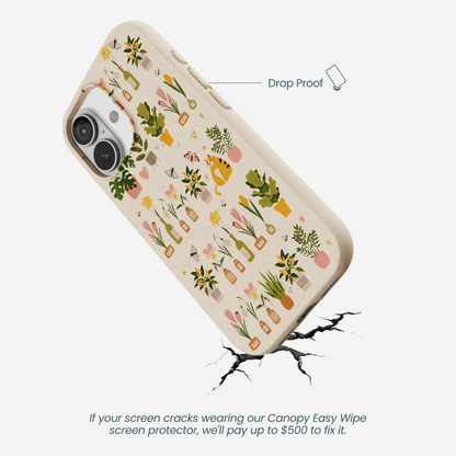 Seashell Plants and Blooms iPhone 17 Case