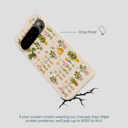 Seashell Plants and Blooms Google Pixel 10/10 Pro Case