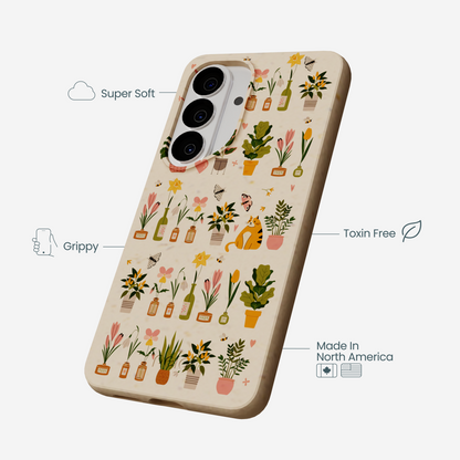 Seashell Plants and Blooms Samsung Galaxy S26 Case