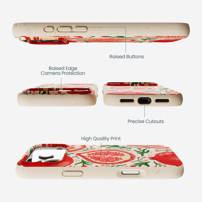Seashell Pomegranate Cheer iPhone 17 Pro Max Case