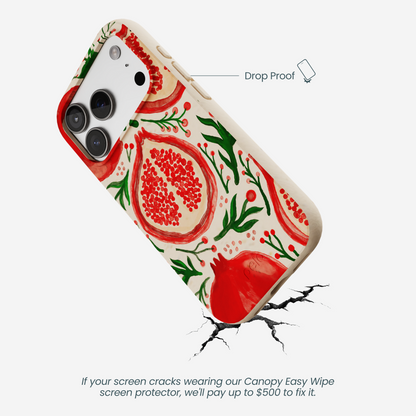 Seashell Pomegranate Cheer iPhone 17 Pro Case