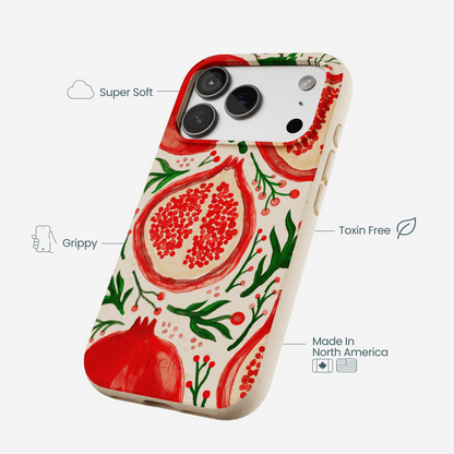 Seashell Pomegranate Cheer iPhone 17 Pro Case