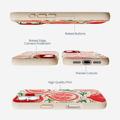 Seashell Pomegranate Cheer iPhone 17 Case