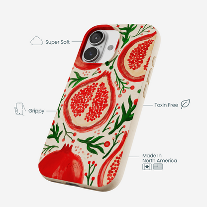 Seashell Pomegranate Cheer iPhone 17 Case