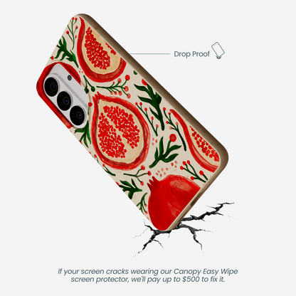Seashell Pomegranate Cheer Samsung Galaxy S26 Case