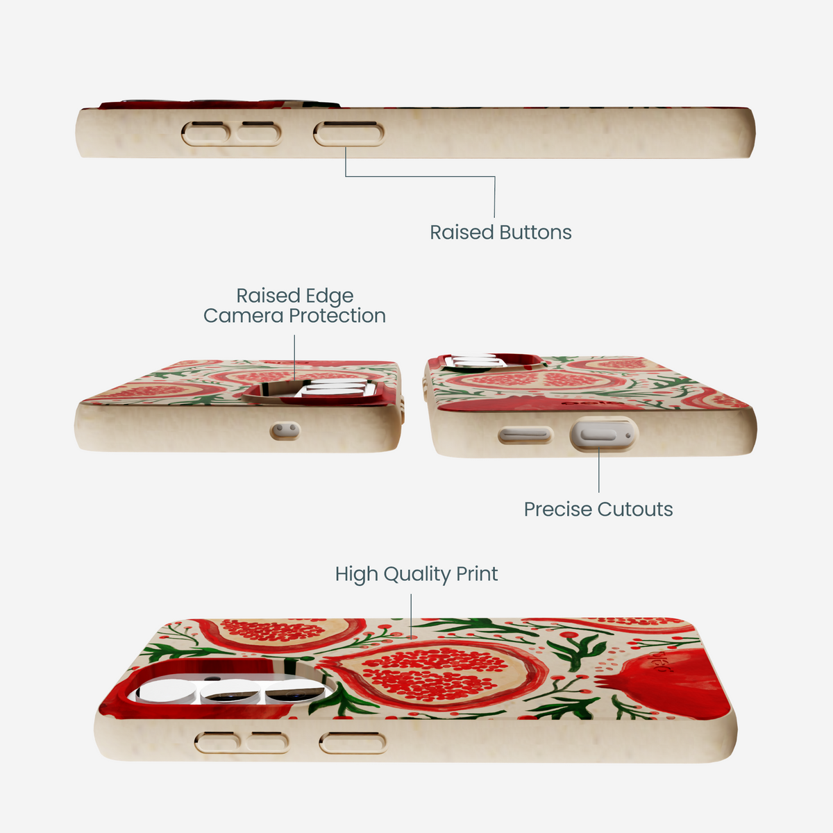 Seashell Pomegranate Cheer Samsung Galaxy S26 Case