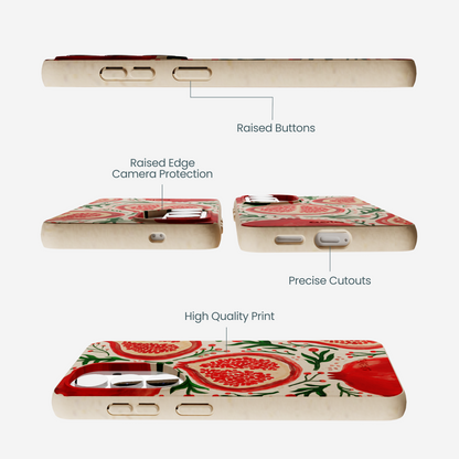 Seashell Pomegranate Cheer Samsung Galaxy S26 Case