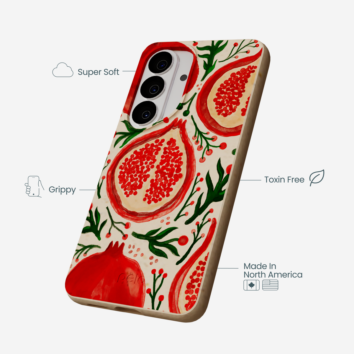 Seashell Pomegranate Cheer Samsung Galaxy S26 Case