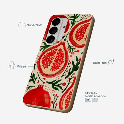 Seashell Pomegranate Cheer Samsung Galaxy S26 Case