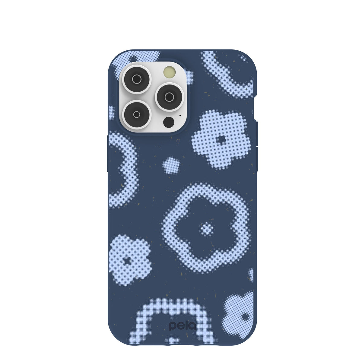 Navy Blue Poppie iPhone 14 Pro Max Case