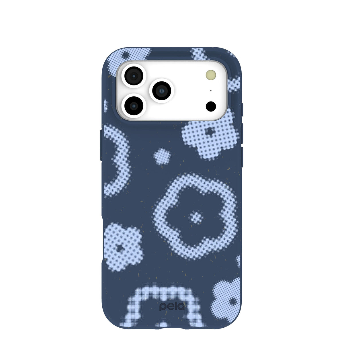 Navy Blue Poppie iPhone 17 Pro Max Case