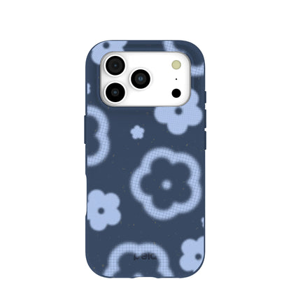 Navy Blue Poppie iPhone 17 Pro Case