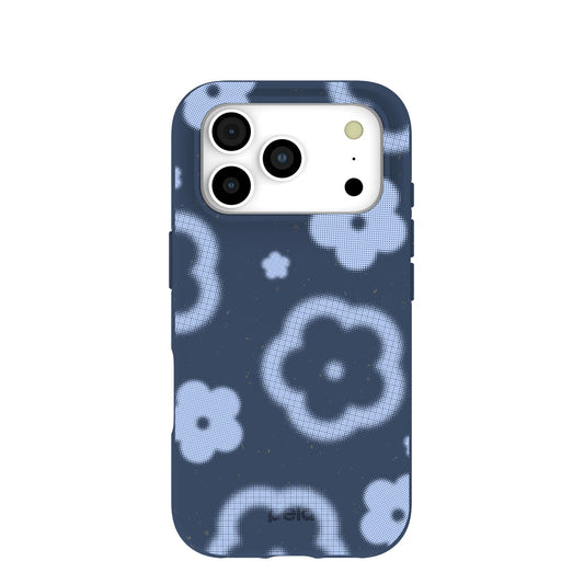 Navy Blue Poppie iPhone 17 Pro Case