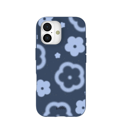 Navy Blue Poppie iPhone 17 Case