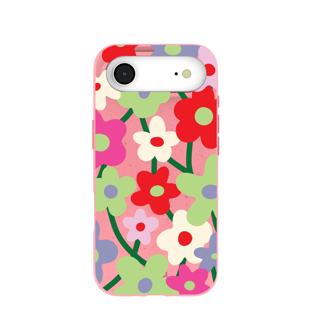 Bubblegum Pink Poppy Flora iPhone Air Case